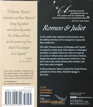 Pochette de Romeo and Juliet de William Shakespeare