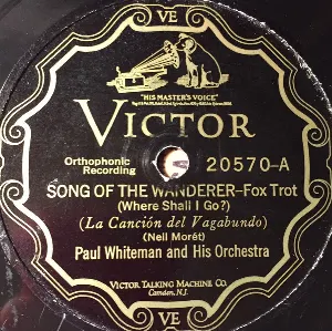 Pochette de Song of the Wanderer / So Blue de Paul Whiteman and His Orchestra