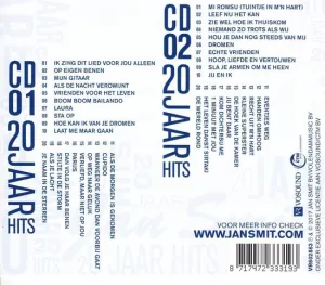 Pochette de 20 jaar hits de Jan Smit