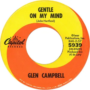 Pochette de Gentle on My Mind / Just Another Man de Glen Campbell