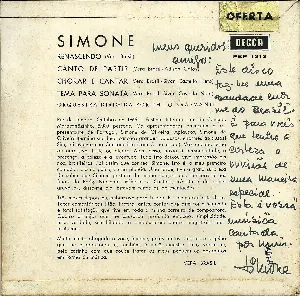 Pochette de Chorar e cantar de Simone de Oliveira
