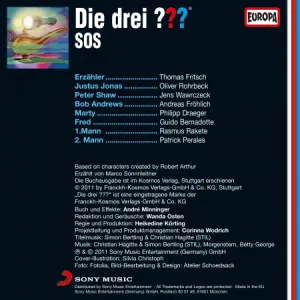 Pochette de Die drei ??? SOS de Die drei ???