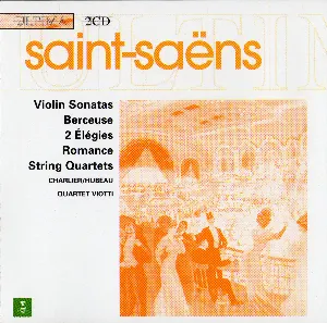 Pochette Violin Sonatas / Berceuse / 2 Élégies / Romance / String Quartets