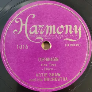 Pochette de Copenhagen / Sobbin' Blues de Artie Shaw and His Orchestra