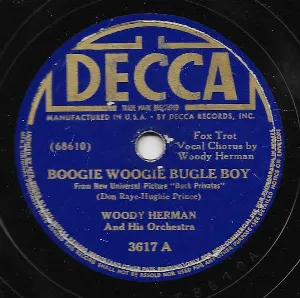 Pochette de Boogie Woogie Bugle Boy / Bounce Me, Brother With a Solid Four de Woody Herman and His Orchestra