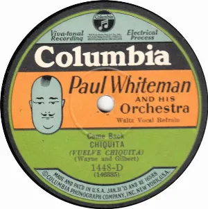 Pochette de Come Back Chiquita / Lonesome in the Moonlight de Paul Whiteman and His Orchestra