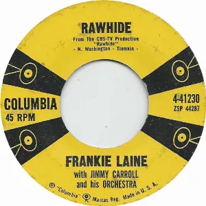 Pochette de Rawhide / Magnificent Obsession de Frankie Laine