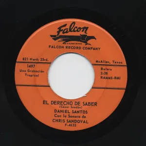 Pochette de El derecho de saber / Cuando un amor se va de Daniel Santos