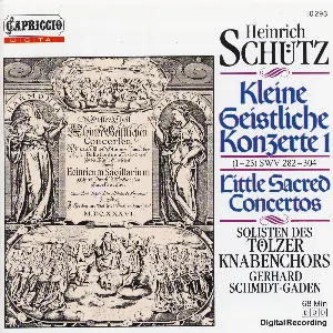 Pochette de Kleine geistliche Konzerte 1 de Tölzer Knabenchor - Heinrich Schütz
