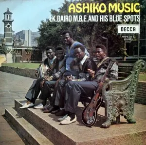 Pochette de Ashiko Music de I.K. Dairo M.B.E. & His Blue Spots