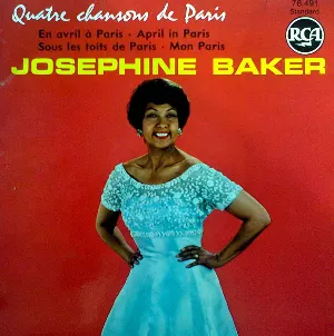 Pochette de Quatre chansons de Paris de Joséphine Baker