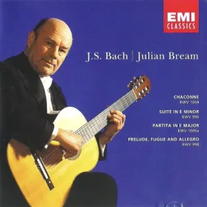 Pochette de Chaconne / Suite in E minor / Partita in E major / Prelude, Fugue and Allegro de Johann Sebastian Bach - Julian Bream