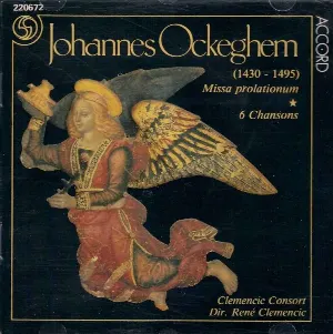 Pochette de Missa Prolationum / 6 chansons de Clemencic Consort - Johannes Ockeghem - René Clemencic