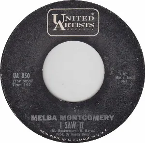 Pochette de I Saw It de Melba Montgomery