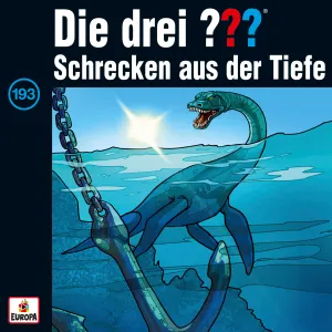 Pochette de Die drei ??? 193: Schrecken aus der Tiefe de Die drei ???