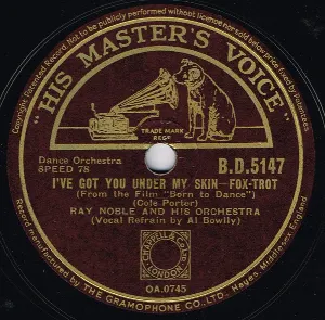 Pochette de I've Got You Under My Skin / Easy to Love de Ray Noble and His Orchestra