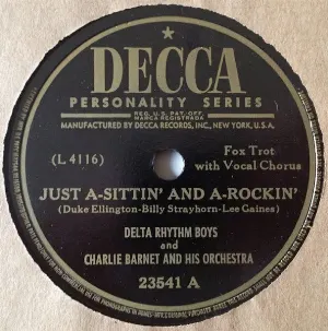 Pochette de Just A-Sittin' and A-Rockin' / No Pad to Be Had de Charlie Barnet and His Orchestra
