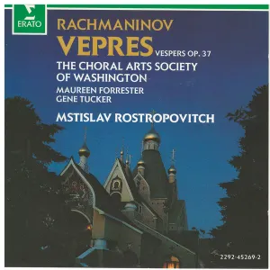 Pochette de Vespers de Sergei Rachmaninoff - Maureen Forrester - Mstislav Rostropovich