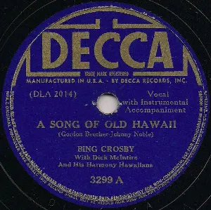 Pochette A Song of Old Hawaii / Trade Winds