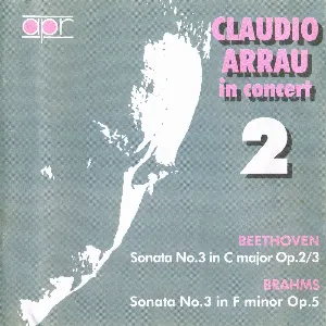 Pochette Claudio Arrau in Concert, Volume 2