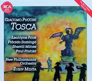 Pochette de Tosca de Magyar Rádió és Televízió énekkara - José Carreras - Juan Pons - Éva Marton - Giacomo Puccini - Michael Tilson Thomas