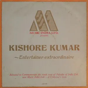 Pochette de Entertainer Extraordinaire de Kishore Kumar