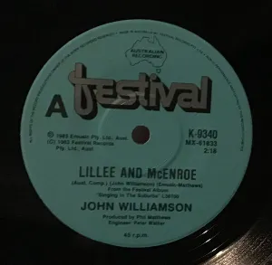 Pochette de Lillee and McEnroe de John Williamson