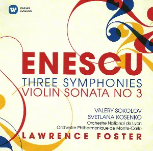 Pochette Three Symphonies / Violin Sonata No. 3