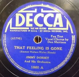 Pochette de That Feeling Is Gone / John Silver de Jimmy Dorsey and His Orchestra