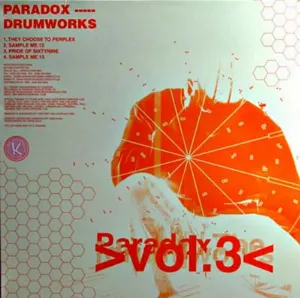 Pochette de Drumworks Vol. 3 de Paradox