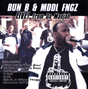 Pochette de Live! From da Manjah de Bun B