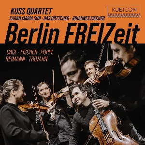 Pochette de Berlin FREIZeit de John Cage - Aribert Reimann - Kuss Quartet