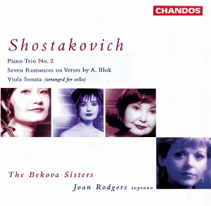 Pochette Piano Trio no. 2 / Seven Romances on Verses by A. Blok / Viola Sonata (arranged for cello)
