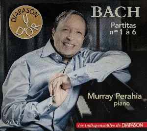 Pochette de Partitas nos. 1 à 6 de Johann Sebastian Bach - Murray Perahia