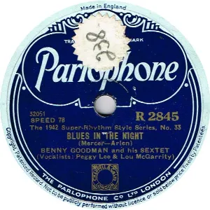 Pochette de Blues in the Night / Where or When de The Benny Goodman Sextet
