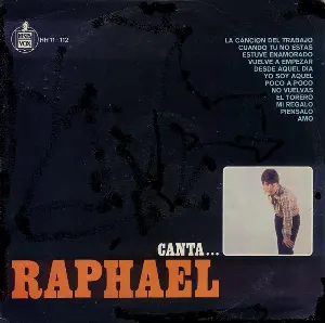Pochette de Canta... Raphael de Raphael