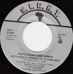 Pochette de South Africa Is a Disgrace (To the Human Race) de Leroy Sibbles