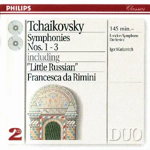 Pochette Symphonies nos. 1–3 including “Little Russian” / Francesca Da Rimini