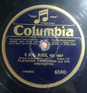 Pochette de P.D.Q. Blues / Livery Stable Blues de Fletcher Henderson and His Orchestra