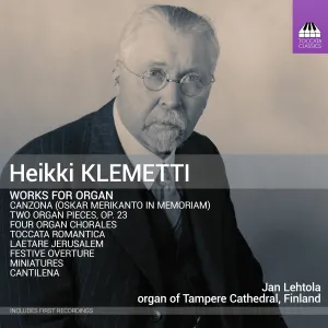 Pochette de Works for Organ de Jan Lehtola