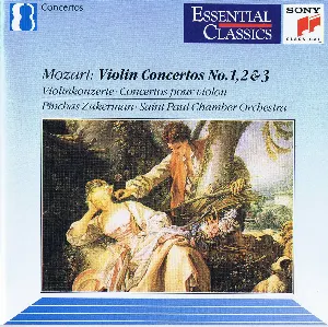 Pochette Violin Concertos Nº 1, 2 & 3