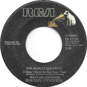 Pochette The Wurlitzer Prize (I Don’t Want to Get Over You) / Lookin’ for a Feeling