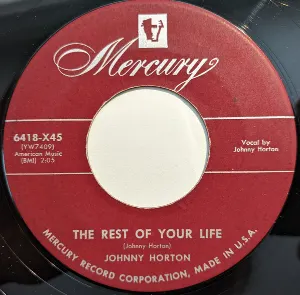 Pochette de The Rest of Your Life / This Won’t Be the First Time de Johnny Horton