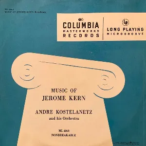 Pochette de Music of Jerome Kern de André Kostelanetz and His Orchestra