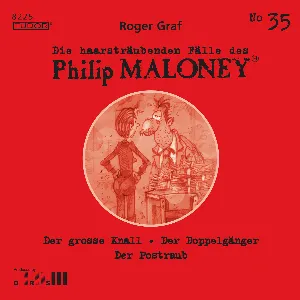 Pochette de Die haarsträubenden Fälle des Philip Maloney, N° 35 de Roger Graf