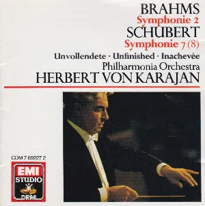 Pochette Brahms: Symphony no. 2 / Schubert: Symphony no. 8 