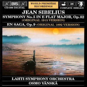 Pochette Symphony no. 5 (original 1915 version) / En Saga (original 1892 version)