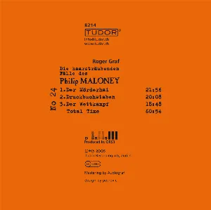 Pochette de Die haarsträubenden Fälle des Philip Maloney, N° 24 de Roger Graf