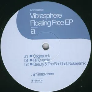 Pochette de Floating Free EP de Vibrasphere