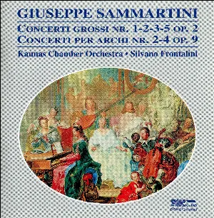 Pochette de Concerti Op.2 & Op.9 de Giuseppe Baldassare Sammartini